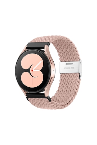 Samsung Galaxy Watch 4 5 6 7 Fe 40 44mm Classic 42 43 46 47mm Uyumlu 20mm Metal Klips Örgü Kordon