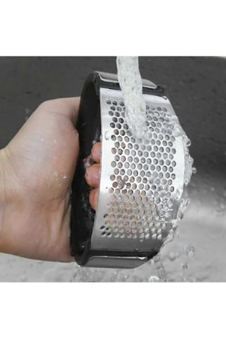 Kenpazar Paslanmaz Çelik Sarımsak Ezici Presi Parçalayıcı Doğrama Aleti Çok Renkli