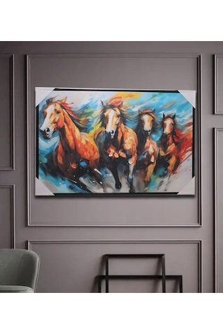Duvara Asmalı Yağlı Boya Pano Alk2925-14 Duvar Objesi Dekoratif Obje Salon Dekoru