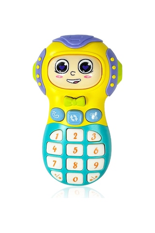 Toyaş Işıklı Ve Müzikli Ceptelefonu Bebek Motor Beceri Gelişimi Müzikli Oyuncak Ceptelefonu Bebek Oyuncağı Mor-sarı sarı