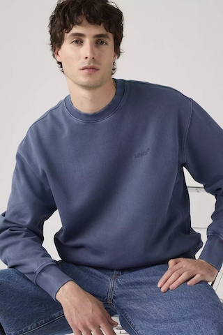 Levi's Erkek Bisiklet Yaka Mavi Sweatshirt - A9244 0002 Mavi
