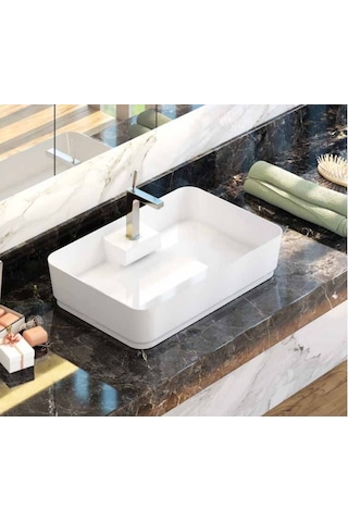İdevit Slim Dikdörtgen Lavabo 40X60