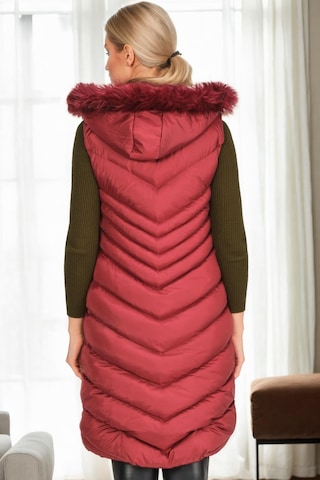 Z9725 Dewberry Bayan Yelek-bordo Bordo