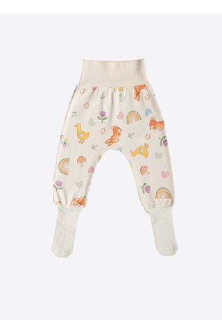 KitiKate Organik Cute Bunny 3'lü Çoraptolon Pembe