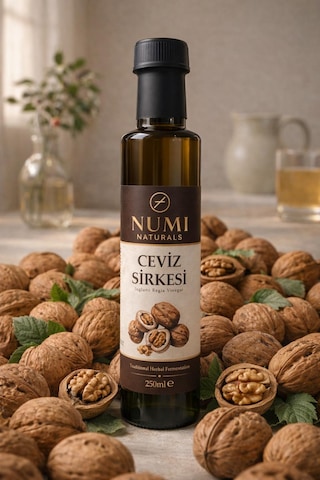 Ceviz Sirkesi 250 Ml Geleneksel Fermente