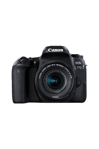 Canon EOS 77D 18-55 MM IS STM DSLR Fotoğraf Makinesi (İthalatçı Garantili)