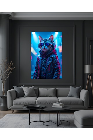 Neon Patili Cam Tablo