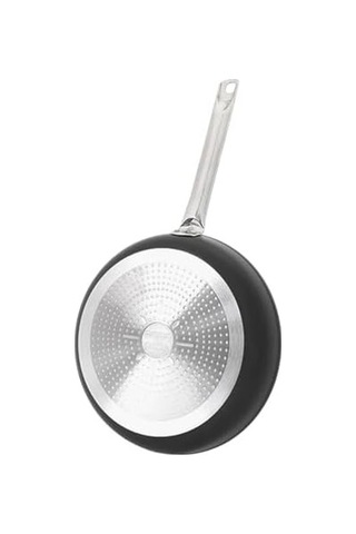 Titanium 24cm Tava, Çelik Sap Siyah Açık Bakır