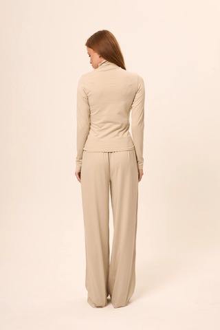 Zoor Ultra Soft Penye Modal Pantolon Bej