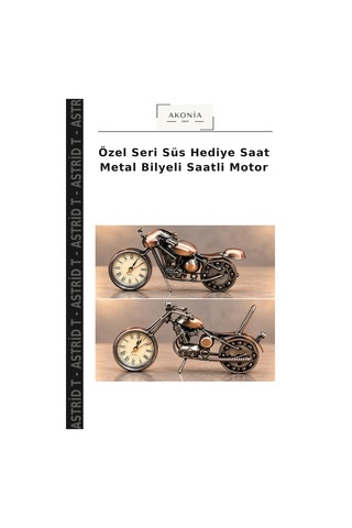 Özel Seri Süs Hediye Saat Metal Bilyeli Saatli Motor