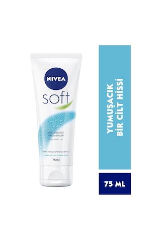 Soft Krem 75ml , Nemlendirici Bakım Kremi, Yüz, Vücut, El, Jojoba Yağı Ve E Vitamini İle Cilt Bakımı