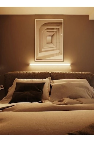 GLRAVM Dekoratif Uzaktan Kumandalı Rgb Led Duvar Aplik Antrasit