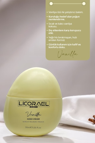 El Kremi E-vitaminli Hand Cream Vanılla