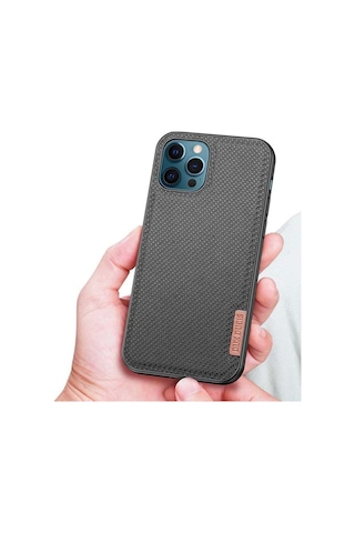 Dux Ducis Fino Serisi Apple Uyumlu iPhone 12 Pro Max Kilif Premium Dokuma Sil 260575640 - Renk / Yesil