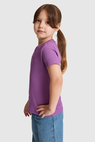 U.S. Polo Assn. Kız Çocuk Menekşe Tişört Basic 50325626-vr037 Menekse