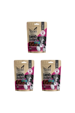 Dog Lamb Bites 3x80gr. Kuzu Etli, Köpek Ödül Maması