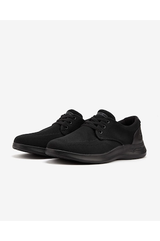 Skechers Arch Fit Darlo - Weedon Erkek Siyah Günlük Ayakkabı 204463 Bbk Siyah
