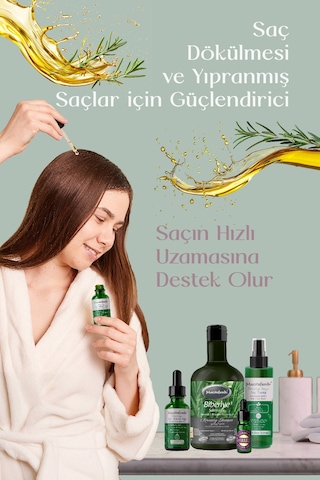 Mecitefendi Aura Biberiye Saç Bakım Seti