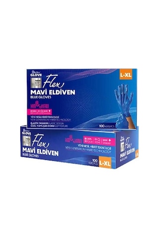 Reflex Flex Mavi Pudrasız Tpe Eldiven 100'lü Reflex Flex Mavi Pudrasız Tpe Eldiven 100'lü