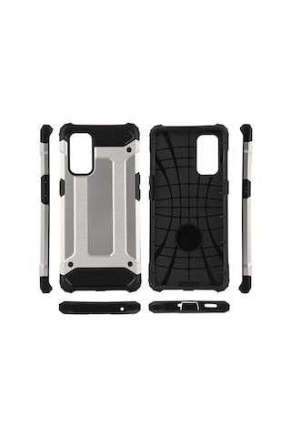Noktaks - Oppo Reno 5 Pro 5g Uyumlu - Kılıf Çift Katman Zırh Tank Crash Military Kapak - Rose Gold