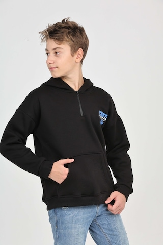 Toontoy Kids Toontoy Erkek Çocuk Create Baskılı Sweatshirt Siyah