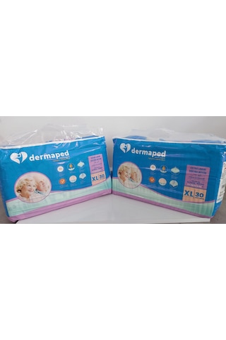 Dermaped 9 Damla Belbantlı Hasta Bezi Xlarge 60 Adet XL