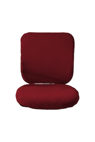 Homyl Bilgisayar Koltuğu Kılıfı Dönen Sandalye Kırmızı Kırmızı