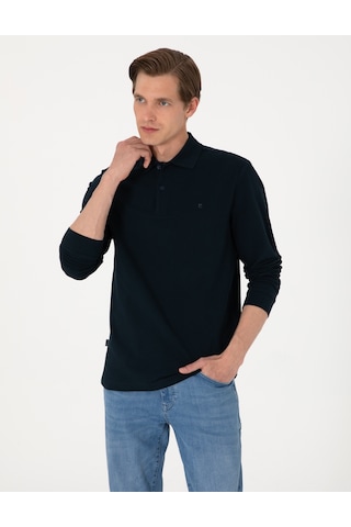 Pierre Cardin Erkek Lacivert Sweatshirt 50314048-vr033 Lacivert