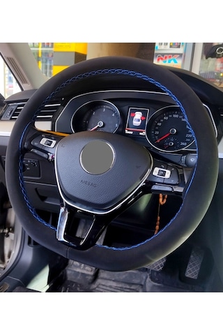 Vw Passat B8-B8,5 Alkantra Dikmeli Direksiyon Kılıfı 2015