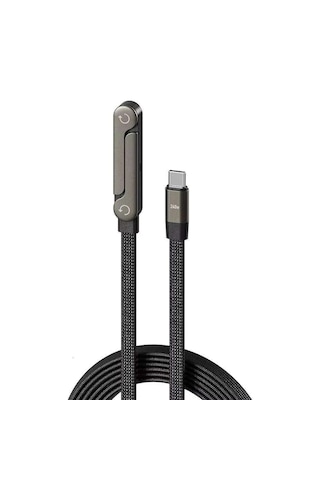 240w Ultra Hızlı Type-c Şarj Data Kablosu Katlanabilir Standlı Ergonomik Tasarım 1.5m Örgülü