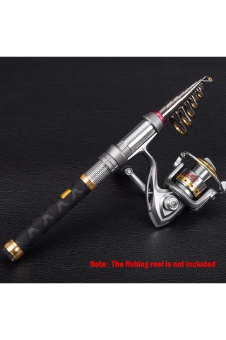 Yuntech01 Kalıcı Karbon Fiber Olta Kamışı, Alüminyum Makine Tabanı Ve Seramik İç Dolgulu Paslanmaz Çelik Rehberlerle, 1.8m Uzunlukta, Kaymaz Kork Kolu