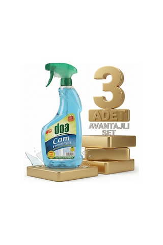 Doa Cam Temizleyicisi 3x750 Ml