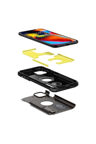 Spigen Apple Uyumlu iPhone 11 Pro İle Kılıf Tough Armor Xp Gunmetal