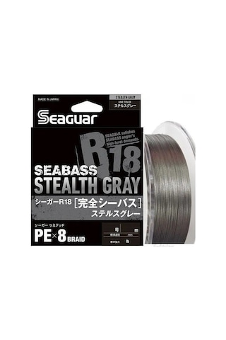 Seaguar Stealth Gray Pe 8 Örgü Spin İp Misina 150mt Gri 0.8 Pe