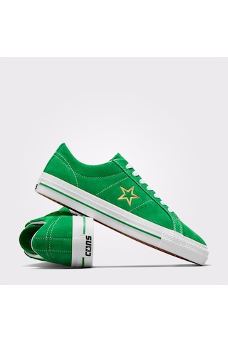 Converse Cons One Star Pro Suede Unisex Yeşil Sneaker