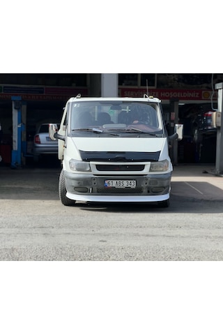 Renault Master 2014+ Beyaz Ön Tampon Lip Eki/Karlık Abs Geniş 2 Parça