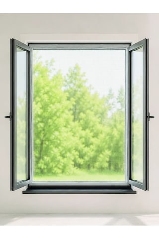 Pencere Ve Balkon İçin Çift Kanatlı Sinek Koruma Sinekliği Çok Renkli