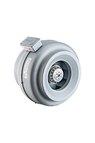 Ayas 16 Cm Çap Yka-160b-2k-m 2550 D/d 220/230 Volt Monofaze Yuvarlak Kanal Tipi Radyal Fan