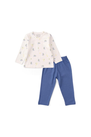 Boumini Bebek Ve Çocuk Pijama Takımı Mavi Miskin-mavi Mavi