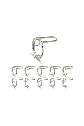 Youtek 10 Adet Yeniden Kullanılabilir Ayarlanabilir Metal Tırnak Yüzükleri - Pratik Dıy Tırnak Aksesuarı