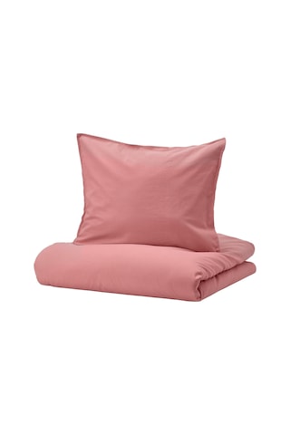 Ikea Angslılja Çift Kişilik Nevresim Takımı 220 X 240 Cm Ahududu Bordo