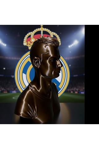 Riva Self Cristiano Ronaldo Cr7 Koleksiyonluk Dekoratif Büst Biblo - 12 Cm