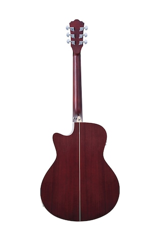 Washburn Dfbacea Deep Forest Burl Ace Amber Fade Elektro Akustik Kesik Kasa Sahne Preamp Sistemi