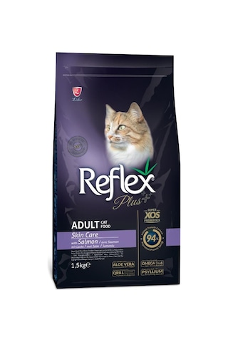 Reflex Plus Skin Care Somonlu Yetişkin Kedi Maması 1500 G Reflex Plus Skin Care Somonlu Yetişkin Kedi Maması 1500 G