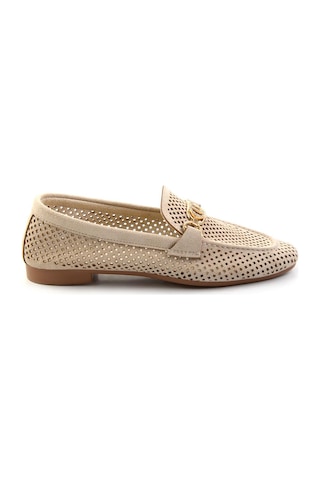 Bambi Bej Kadın Loafer Ayakkabı K01688010902 Bej