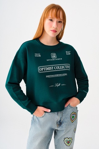 Loft Kadın Sweatshirt Mor