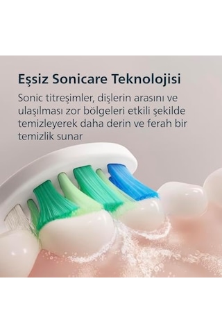 Türk Sonicare 2100 Sonic Şarjlı Diş Fırçası, 3 Kat Plak Temizliği, 14 Gün Şarj Ömrü, 2 Hız Ayarı, Smarttimer Ve Quadpacer Özellikli Hx4021/01