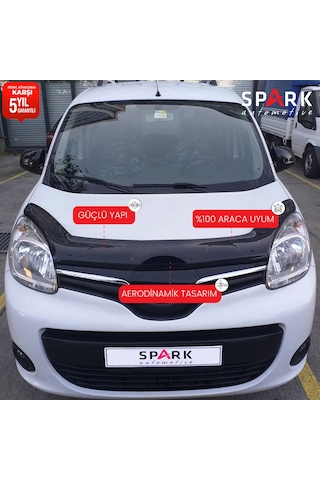 Renault Kangoo 2014-2021 Yıl Aralığı Uyumlu Kaput Rüzgarlığı 3mm