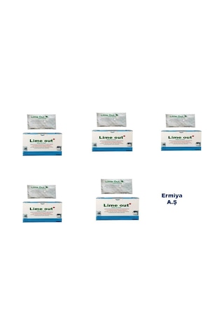 Lime Out Çamaşır Bulaşık Makinesi Koku Yağ Kireç Temizleyici 5 Ad