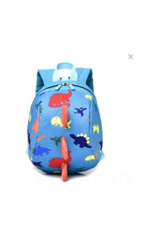 Aubyhe Mavi 19" Toksiksiz Dayanıklı Mini Çanta - Kaybolmama Fonksiyonlu, Güvenli Ve Hafif Sırt Çantası Çok Renkli